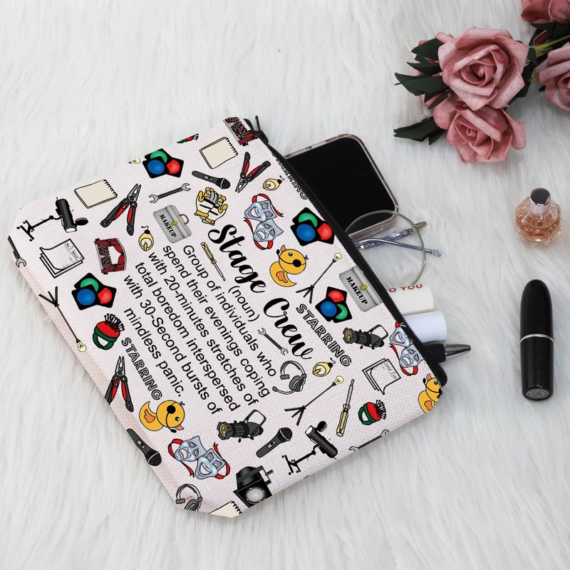PYOUL Theater Tech Gift Stage Crew Definition Makeup Bag Stage