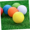 VICASKY 6pcs Flexible Golf Practice Balls Lightweight Training Balls for