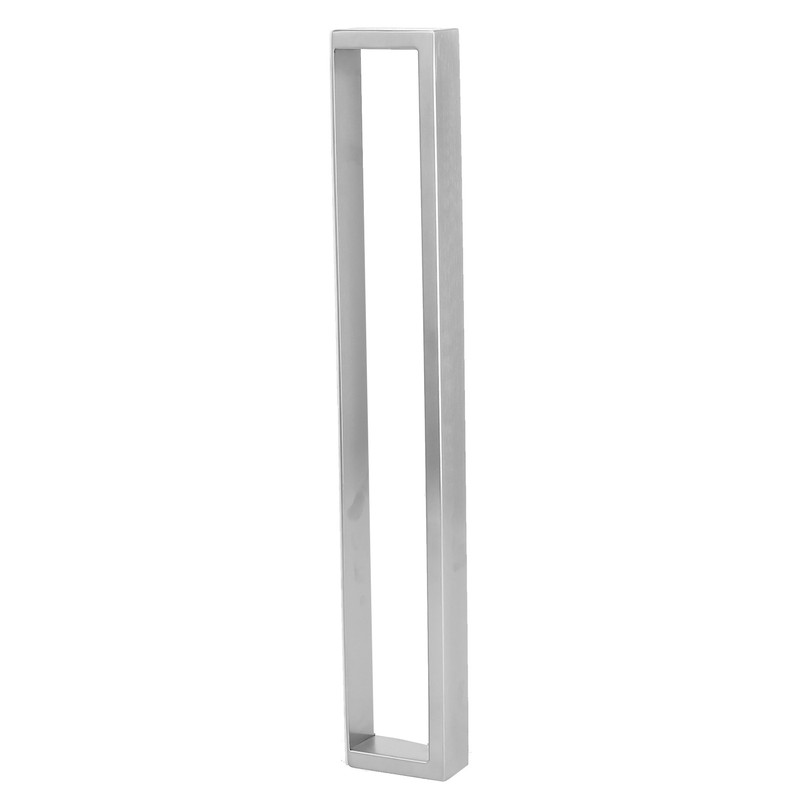 304 Stainless Steel Towel Bar 40cm Washcloth Self Adhesive Rectangular