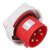 Industrial Socket IP67 Waterproof Aviation Connector 3P+N+E 32A AC 220380V