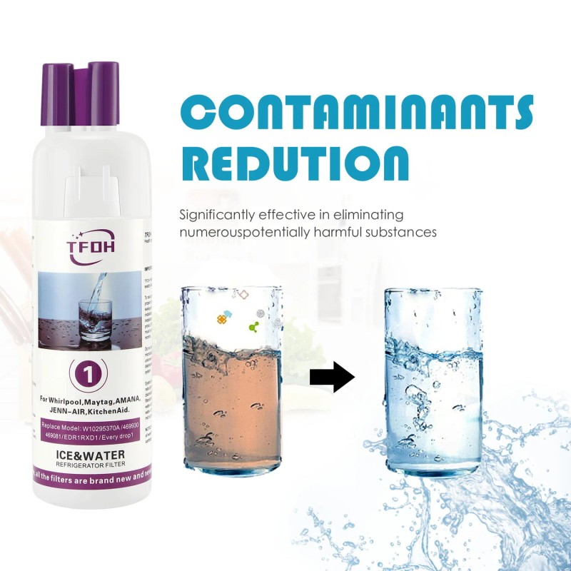 For W10295²370A EDR1²RXD1 Filter 1 9081 Refriger²ator Ice Replacement（3P