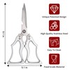 Japanese Kitchen Scissors All Purpose Heavy Duty for Dishwasher Safe,
