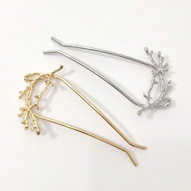 2 Pcs Metal Branches Hair Pins U Shape Hair Stick Hairpin Hair Accessories for Women and Girls