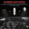 20PCS Car T5 Instrument Lights, Instrument Cluster Bulbs, 12V 1.2W