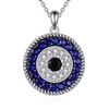 YFN Evil Eye Pendant Necklace for Women 925 Sterling Silver