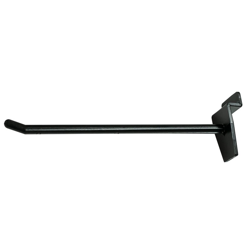 50PCS Slatwall Hooks - 6" / 150mm Single Plastic Hooks