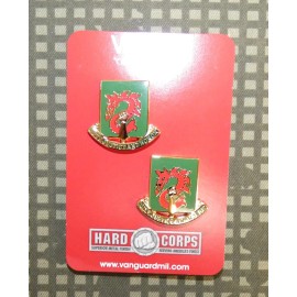 Original US Army 504th Military Police Battalion DUI Unit Crest (Vanguard, pair)