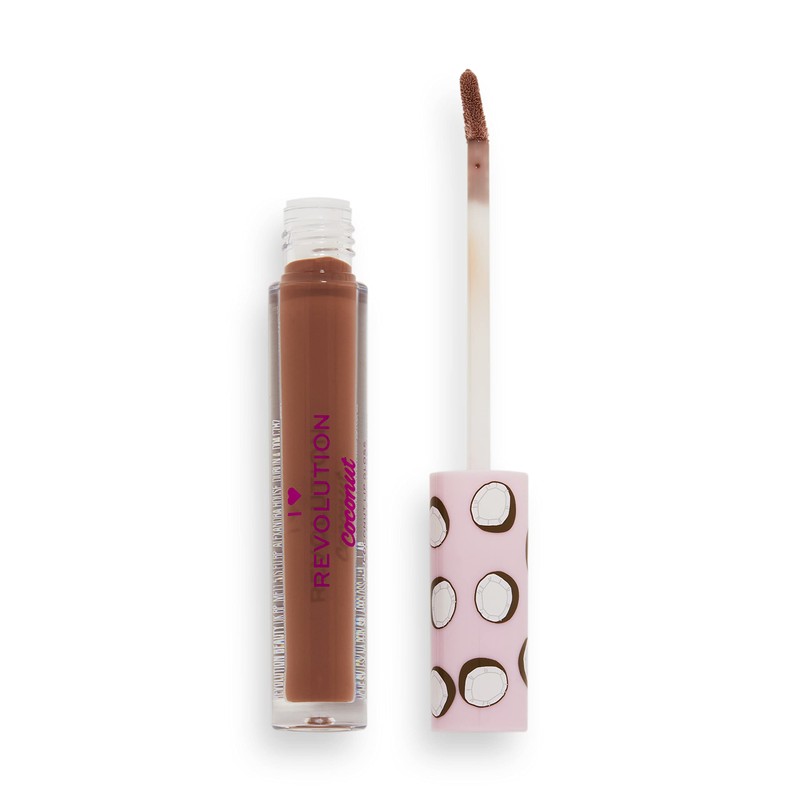 I Heart Revolution, Tasty Coconut Lipgloss, Hydrating & Non-Sticky Coconut