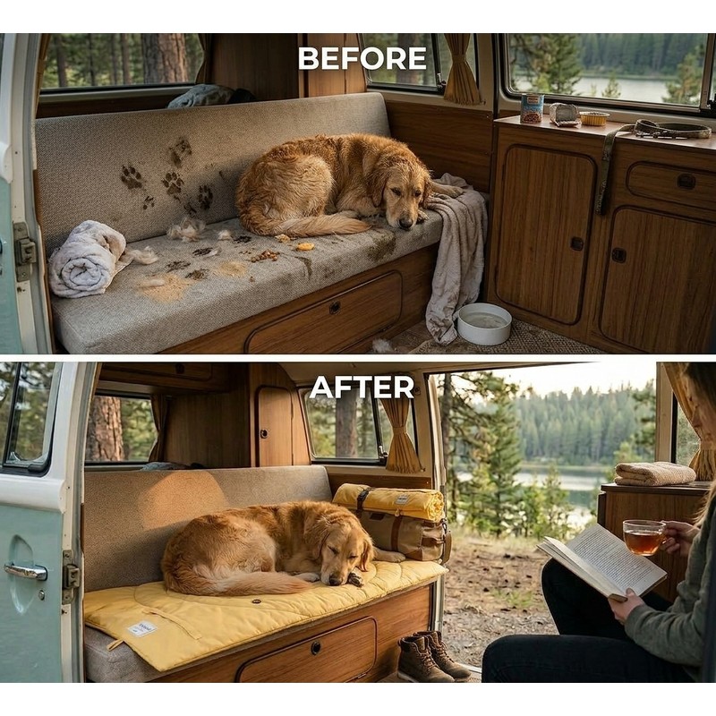 Waterproof Dog Blanket for Resting – Foldable 95 x 65