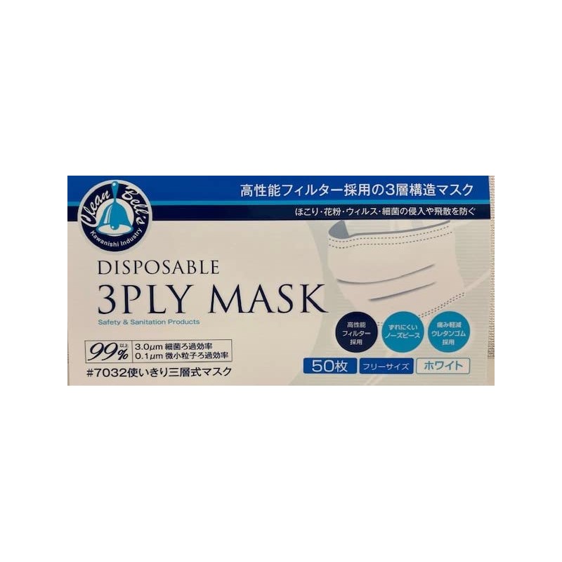 Kawanishi Industrial Triple Layer Mask