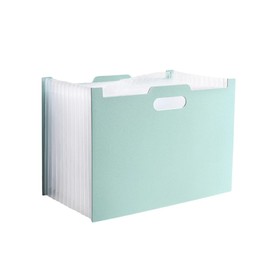 YourKit Document File, Document Storage, Document Storage, Receipt, Document Case, Bellows, 13 Pockets, A4 Size (Green)