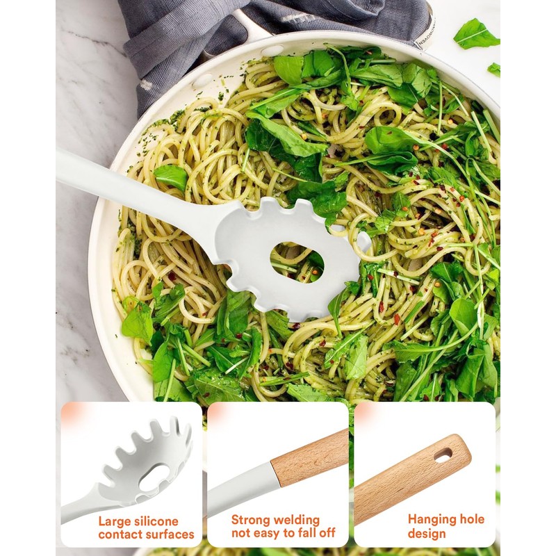 Kitchen Utensils Set, 13PCS Silicone Cooking Utensils, Heat Resistant Kitchen