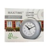 Maxitime Radio Alarm Clock with Snooze, Crescendo Alarm and Light