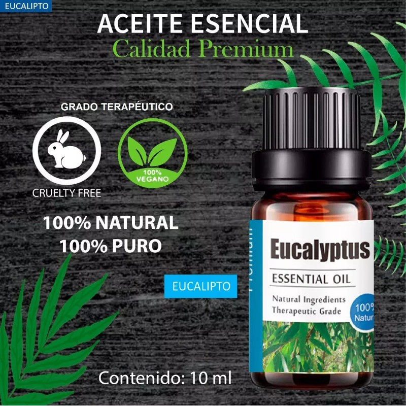 UVa Natural Aceite Esencial De Eucalipto 100% Natural Puro Uva