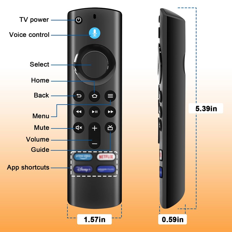 Replacement Voice Remote Control (3 Gen)