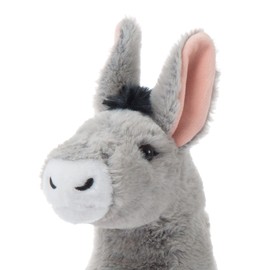 The Petting Zoo Donkey Stuffed Animal Plushie, Gifts for Kids, Wild Onez Farm Animals, Donkey Plush Toy 12 Inches