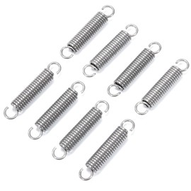 GUNGY Tension Springs with Hooks Stainless Steel Tension Spring 50 mm Outer Diameter 10 mm Wire Diameter 1.6 mm Maximum Tensile Force 7.9 kg 1.6 x 10 x 50 mm 8 Pieces