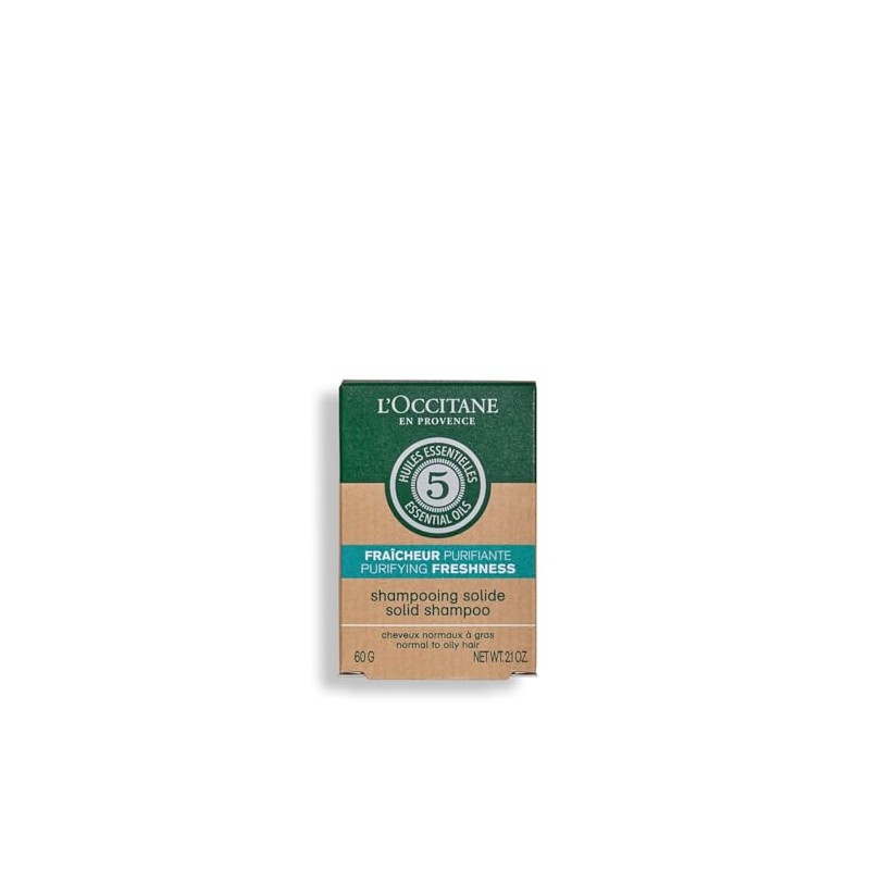 L'OCCITANE Champú Sólido Purificante Freshness 60 g Cuidado Capilar Natural