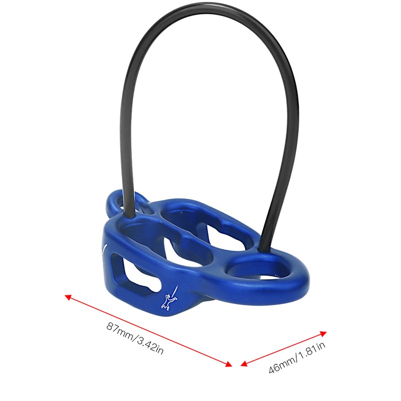 Outdoor Rappel ATC Guide Belaying Device Descender for Rock Climbing