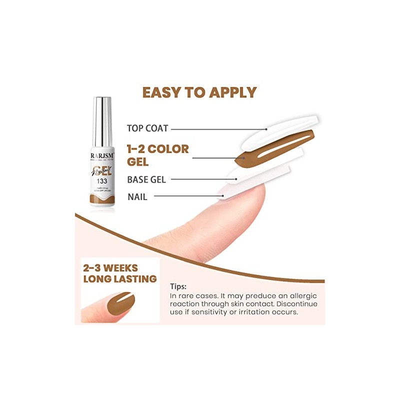 RARJSM Gel Paint for Nail Art Nude Liner Gel Nail