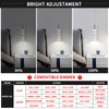 OKELI Modern Pendant Light,3 Color LED Bubble Crystal Island Light