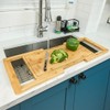 Kitchen Over The Sink Cutting Board - Expandable Cutting Board