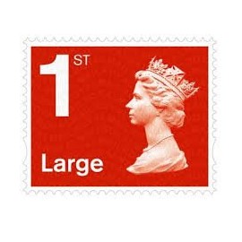 5 x Large Letter 1st Class First Class Stamps Royal Mail Post Office