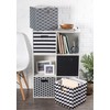DII Polyester Cube Storage Collection Collapsible Hard Sided Bin, 13x13x13,