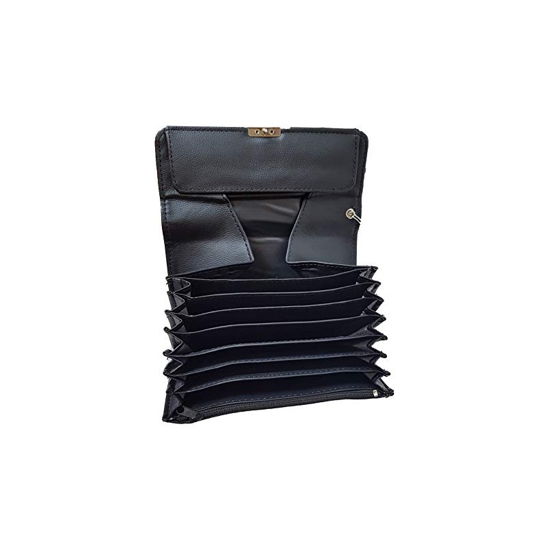 Einkaufszauber Waiter Taxi Wallet, black, waiter's purse