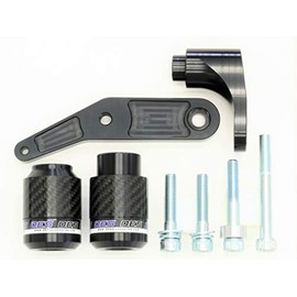 OES Carbon Frame Sliders 2017 2018 2019 2020 Yamaha YZFR6 R6 No Cut (Blue)