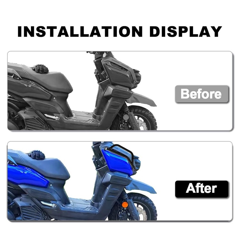 xitomer Side Headlight Guard Compatible with YW125 Zuma 125 2022