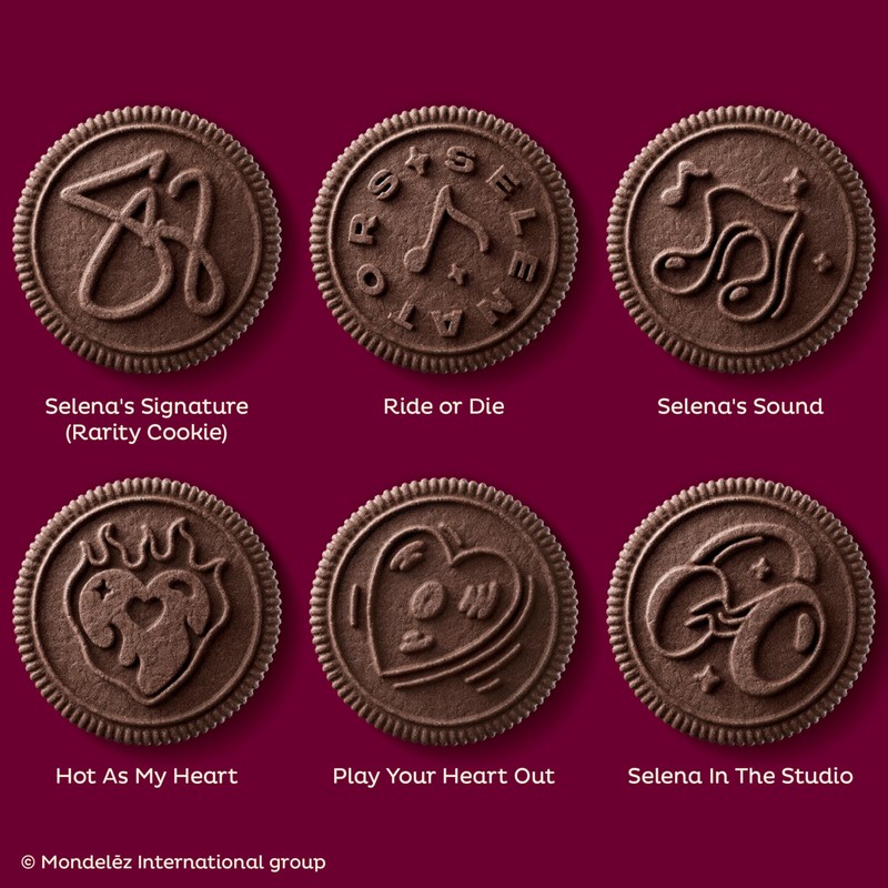Selena Gomez OREO Cookies, Chocolate and Cinnamon Creme, Limited Edition,