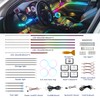 Acrylic Interior Car LED Strip Lights, Colorful 22-in-1 Car Ambient