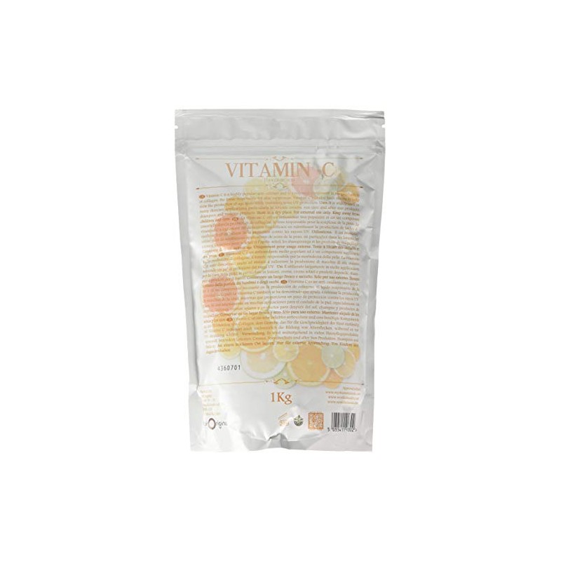 Mystic Moments Vitamin C (Ascorbic Acid) Powder 5kg (5x1kg)
