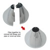 KEENEY K857-21 Clip on Deep Flange Cover for 1/2 in.