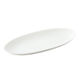 Oval P02101 30 Oval Long Plate, White