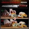 HOSHANHO Bread Knife,8 Inch Serrated Bread Knife Ultra Sharp Damascus