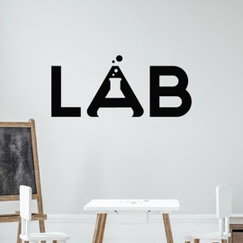 Large Vinyl Wall Decal Lab School Chemistry Laboratory Science Class Decor Art Stickers Mural (ig5679)