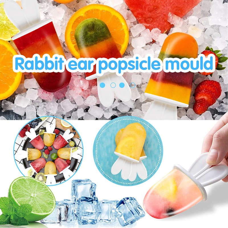 Zaloife Ice Lolly or Popsicle Moulds, Set of 6, LFGB