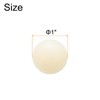 sourcing map 20pcs Nylon Bearing Balls 1" 25.4mm Solid Plastic