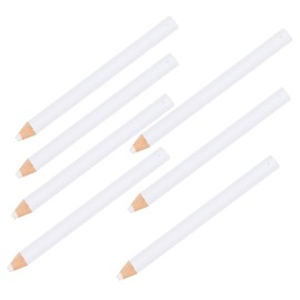Operitacx 7 Stück Nähenmarkierungsstift Bleistift Markieren Löschbarer Stift Zum Sticken Markierstifte Zum Nähen Stoffmarkierungsstift Stickstift Für Stoff Auswaschbarer Stoffstift Holz Weiß