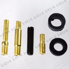 R-Specs Red  Stubby Short Antenna 5" Fits F150 Raptor King Ranch Lariat Platinum 97-08