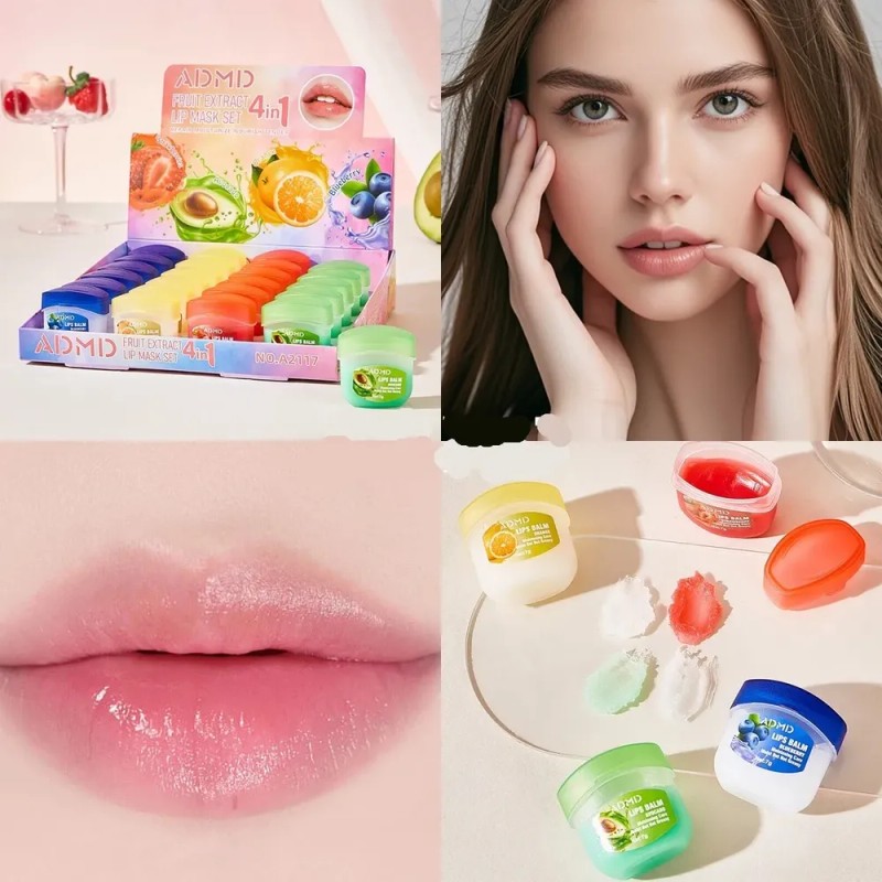 Set 4 Bálsamos Labiales Hidratantes Aidmd
