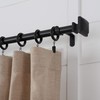 MODE Farmhouse Collection 1 1/8" Diameter Curtain Rod Set with
