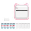 Mini Pocket Photo Printer Portable Thermal Printing Machine 203dpi Wireless