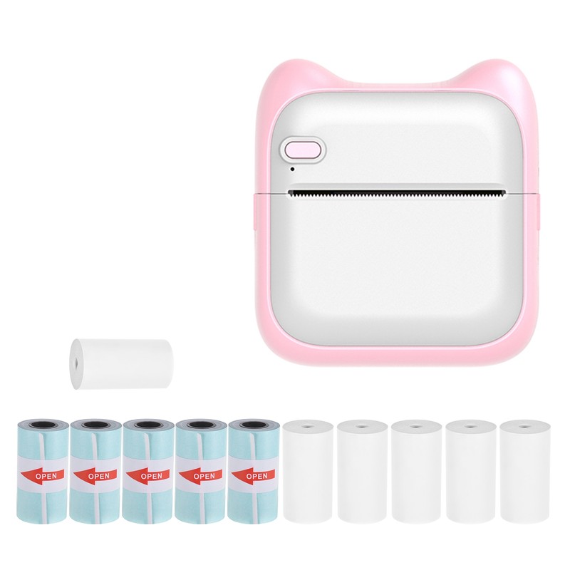 Mini Pocket Photo Printer Portable Thermal Printing Machine 203dpi Wireless