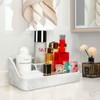 TATBOOMU Toothbrush Holder Bathroom Organizer Countertop,for Toothpaste/Vanity Countertop, Silicone Bathroom