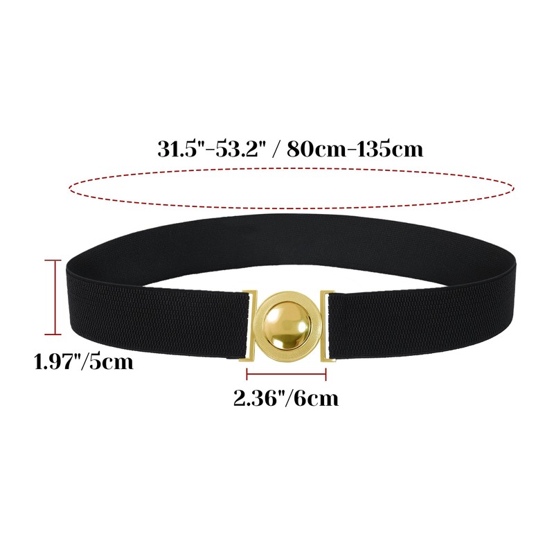 HidmFaw Superhero Cosplay Elastic Belt Unisex Adjustable for Muilticolor Hero
