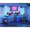 ODK 48 Inch Small L Shaped Gaming Computer Desk with