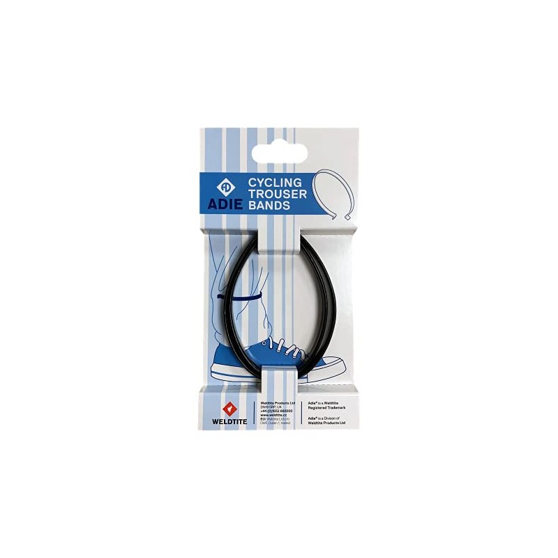 Weldtite Trouser Bands Black PVC Coated